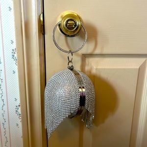 Dynamite Bejeweled Sphere Purse